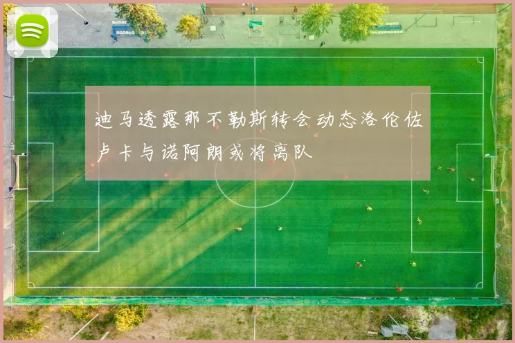 迪马透露那不勒斯转会动态洛伦佐卢卡与诺阿朗或将离队