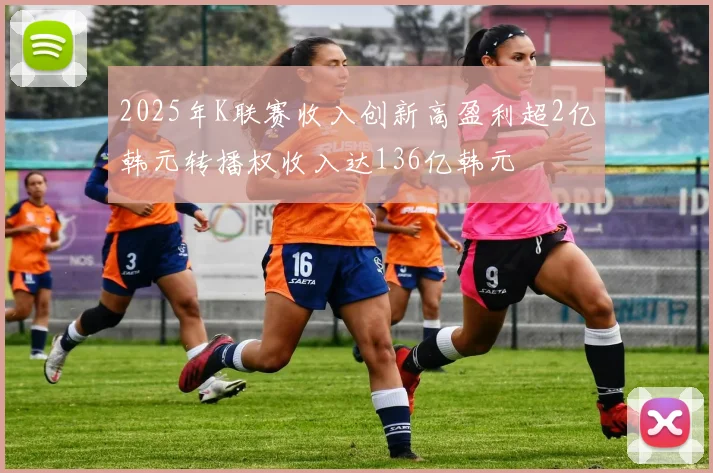 2025年K联赛收入创新高盈利超2亿韩元转播权收入达136亿韩元